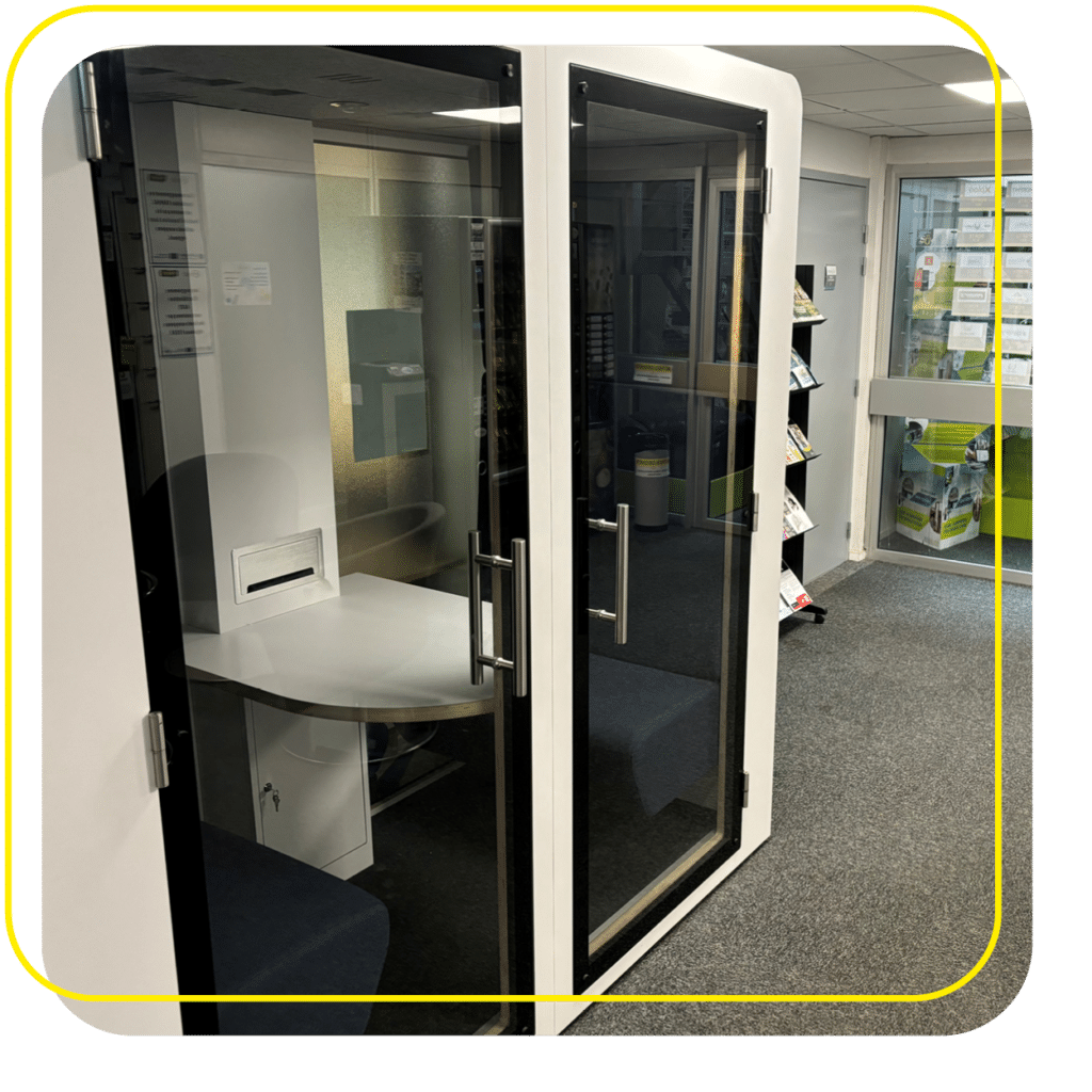 cabine acoustique inovallée tarmac M